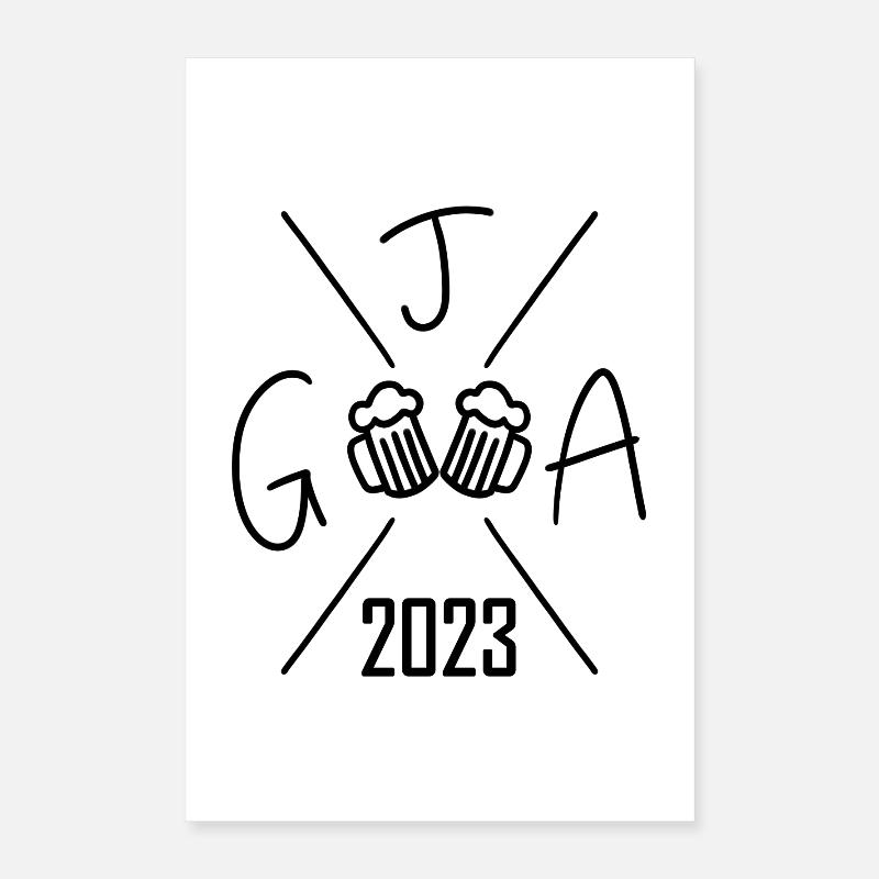 2023 Junggesellenabschied Poster 40x60 cm
