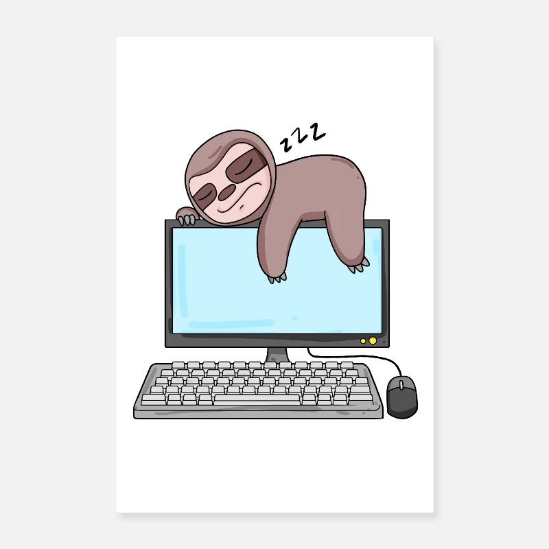 Cadeau de programmeur de nerd informatique Poster 40 x 60 cm