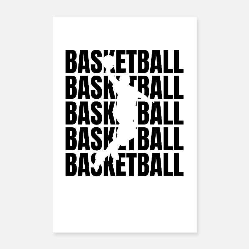 Basketteur Poster 40 x 60 cm