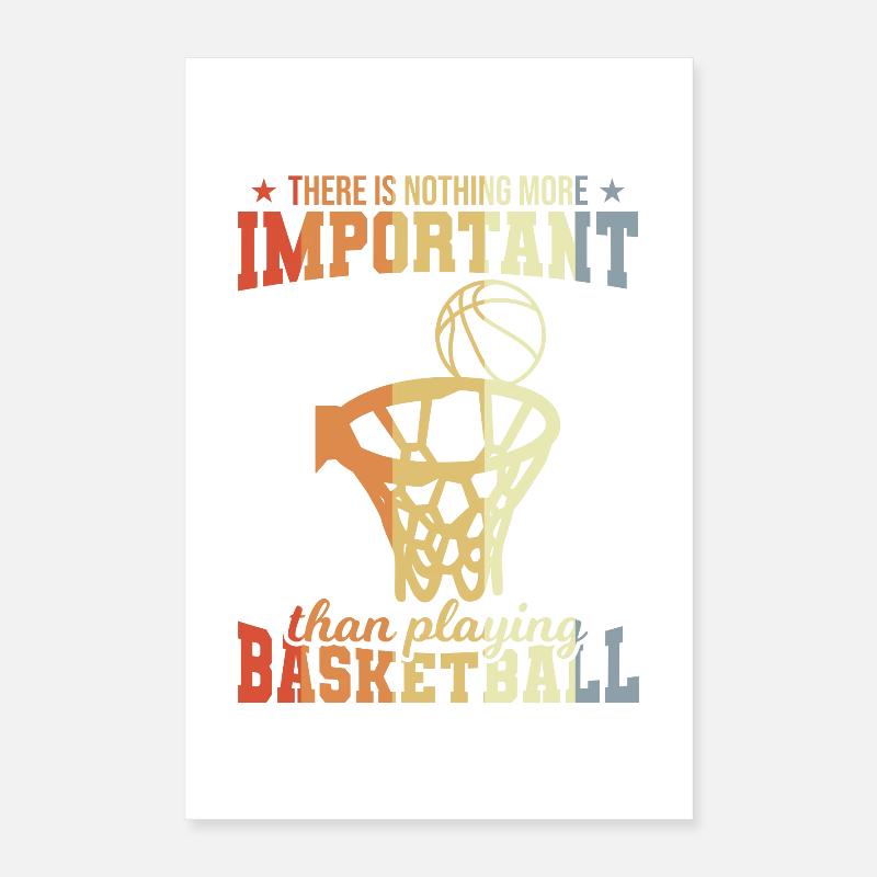 Basketball player saying Poster 16" x 24" (40x60 cm)