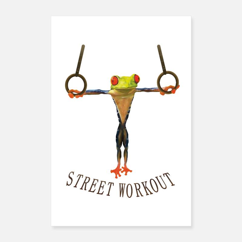 Entraînement de rue Poster 40 x 60 cm