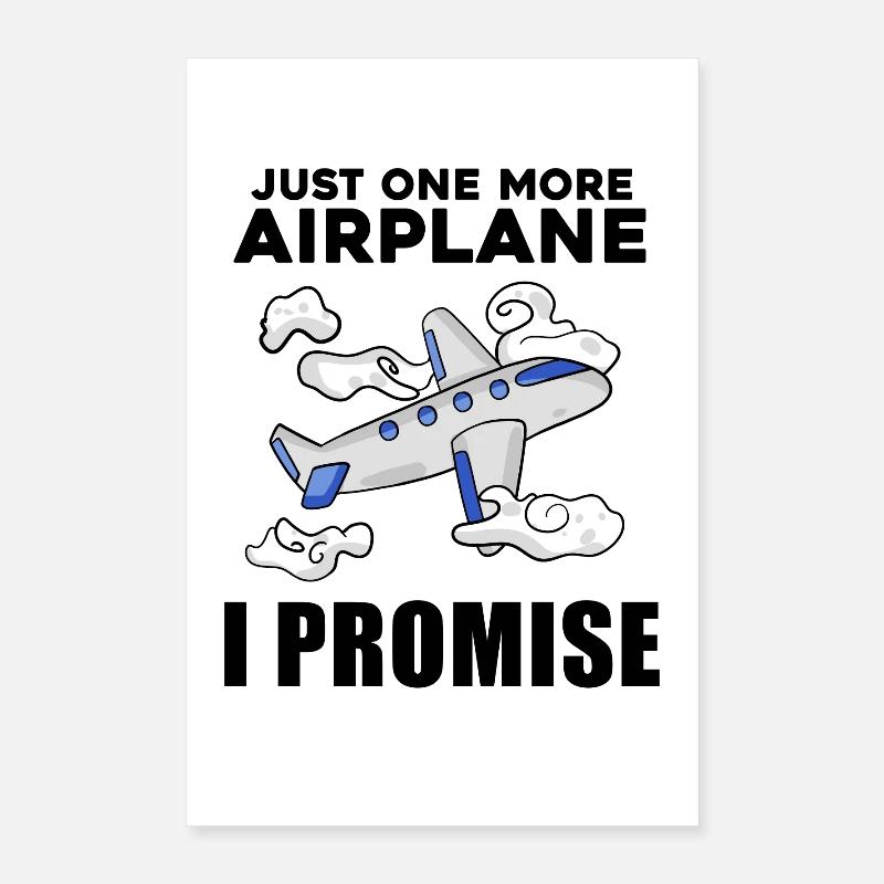 Cadeau de devis de pilote d’avion Poster 40 x 60 cm