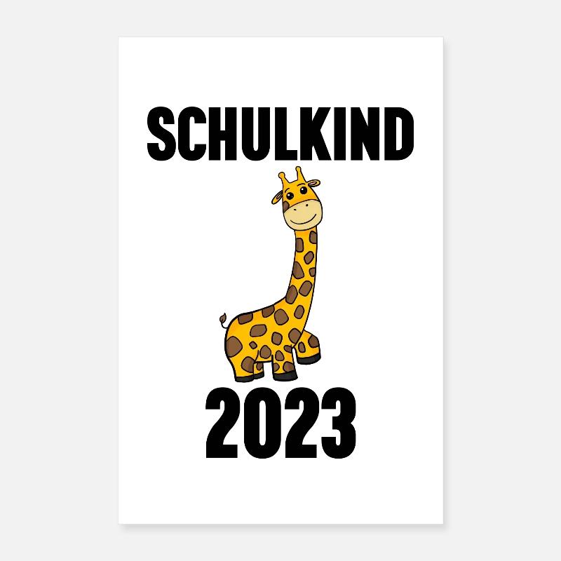 Schuldkind Einschulung 2023 Poster 40x60 cm