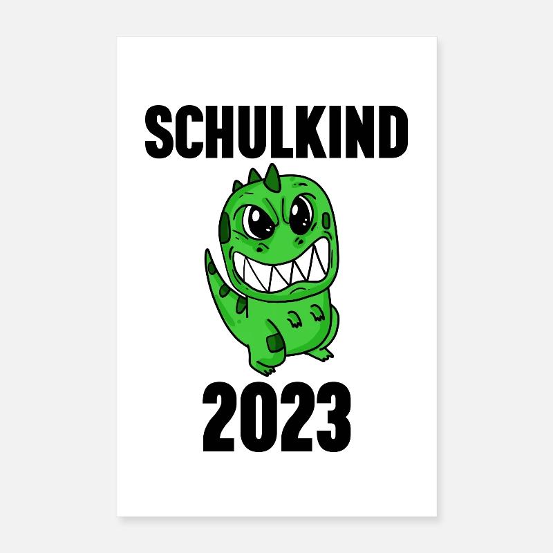 Schuldkind Einschulung 2023 Poster 40x60 cm