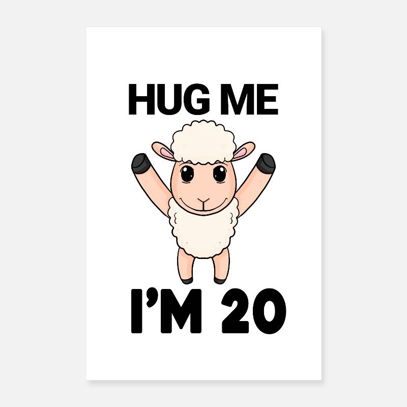 20 ans - 20 ans - câlin Poster 40 x 60 cm