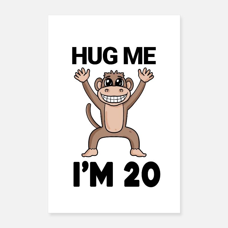 20 ans - 20 ans - câlin Poster 40 x 60 cm