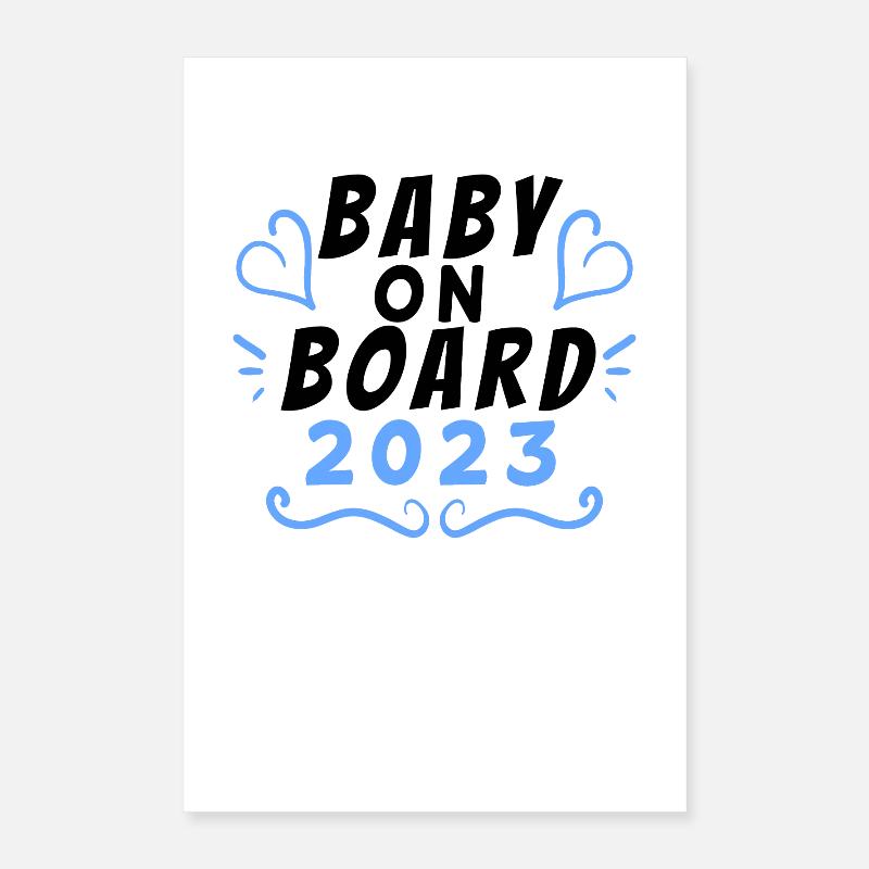 Pregnant 2023 Poster 16" x 24" (40x60 cm)