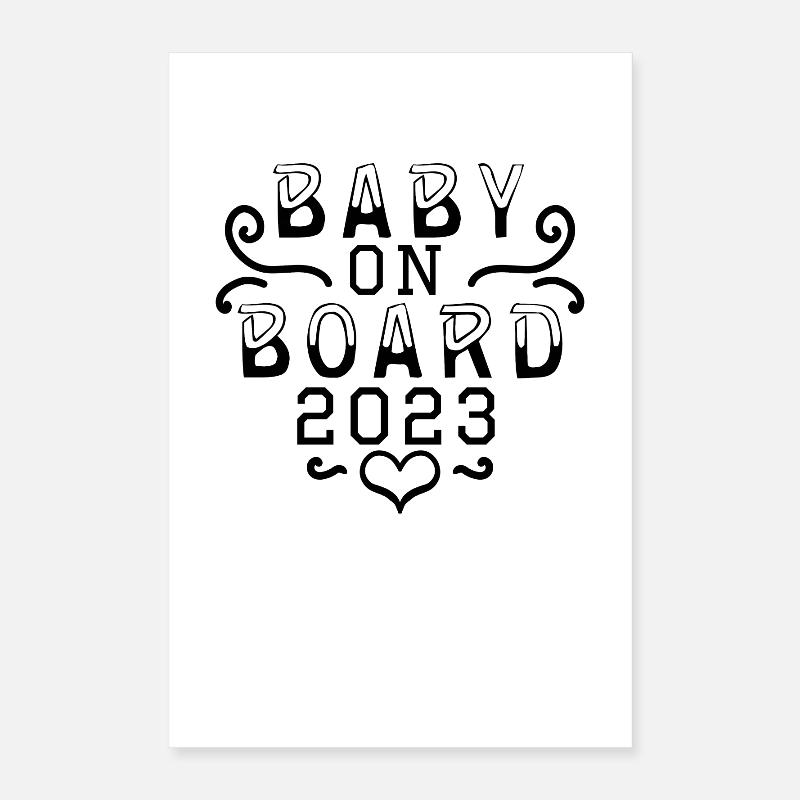 Pregnant 2023 Poster 16" x 24" (40x60 cm)