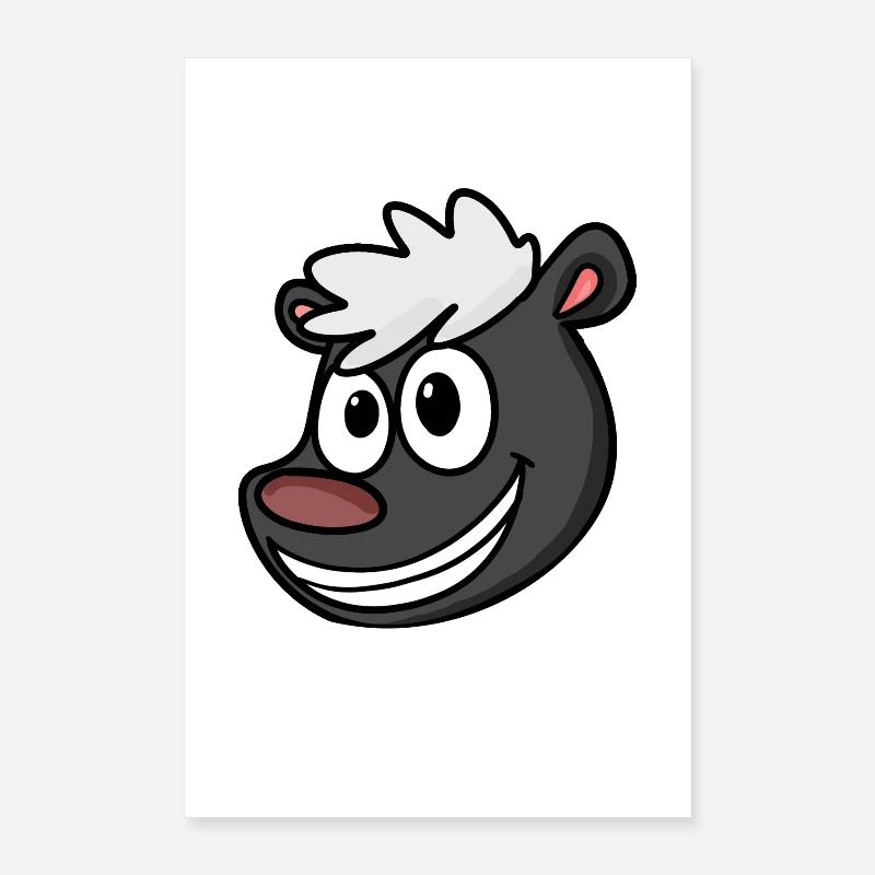 Stinktier Poster 40x60 cm