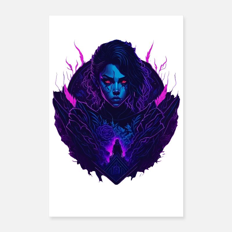 Devil Gothic Seduction Girl Poster 40 x 60 cm