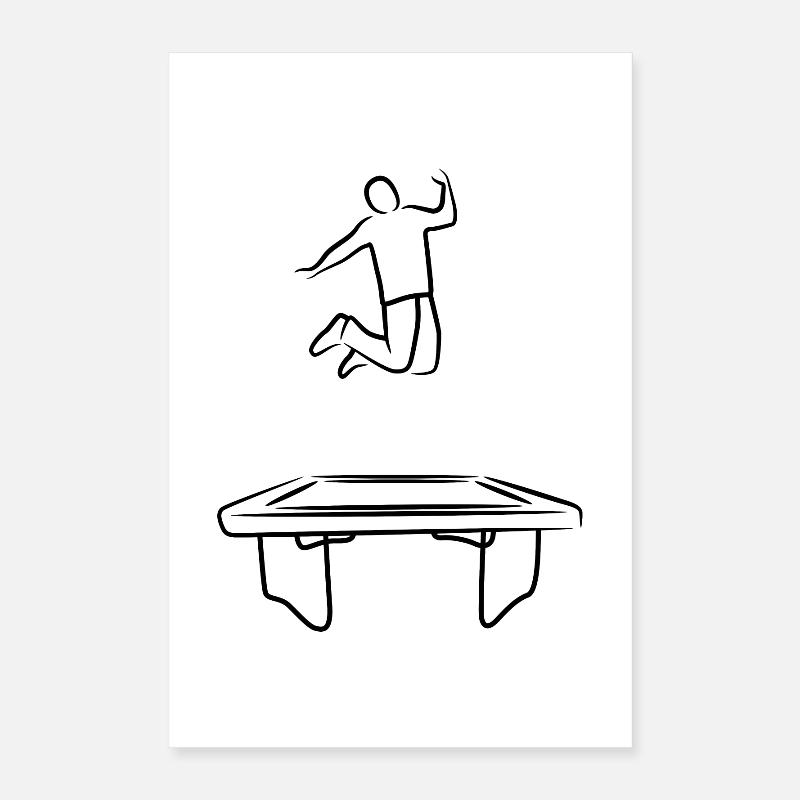 Trampoline operator Poster 16" x 24" (40x60 cm)