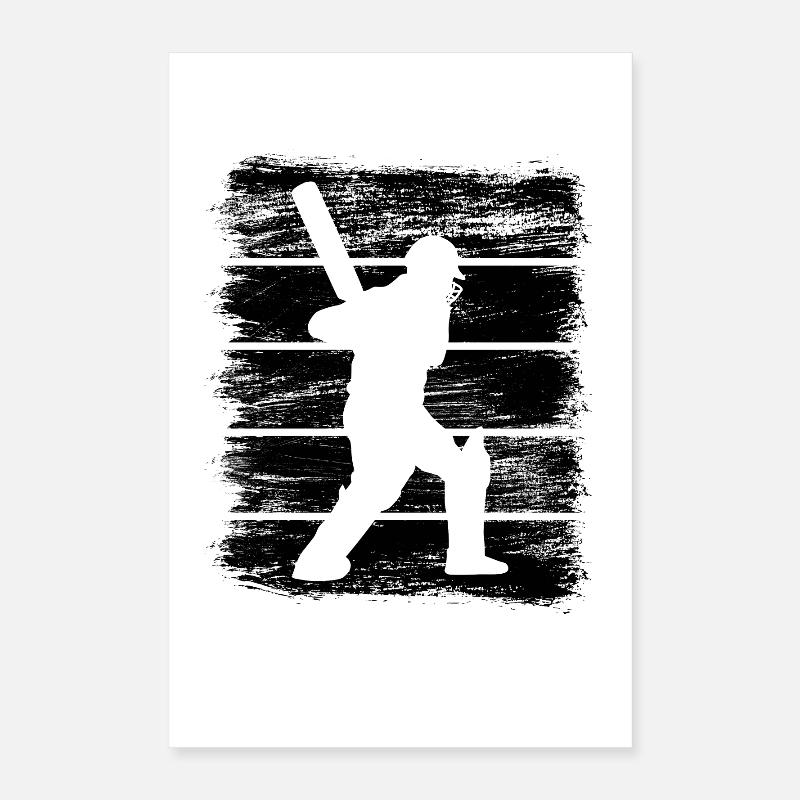 Cricket Batter Poster 40x60 cm