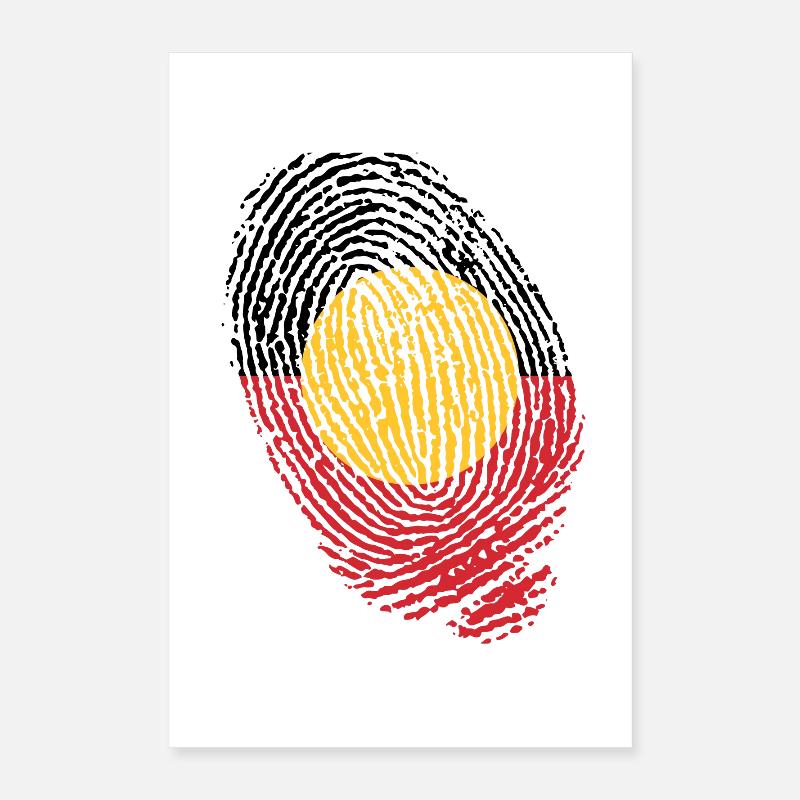 Aboriginal Australia fingerprints Poster 16" x 24" (40x60 cm)
