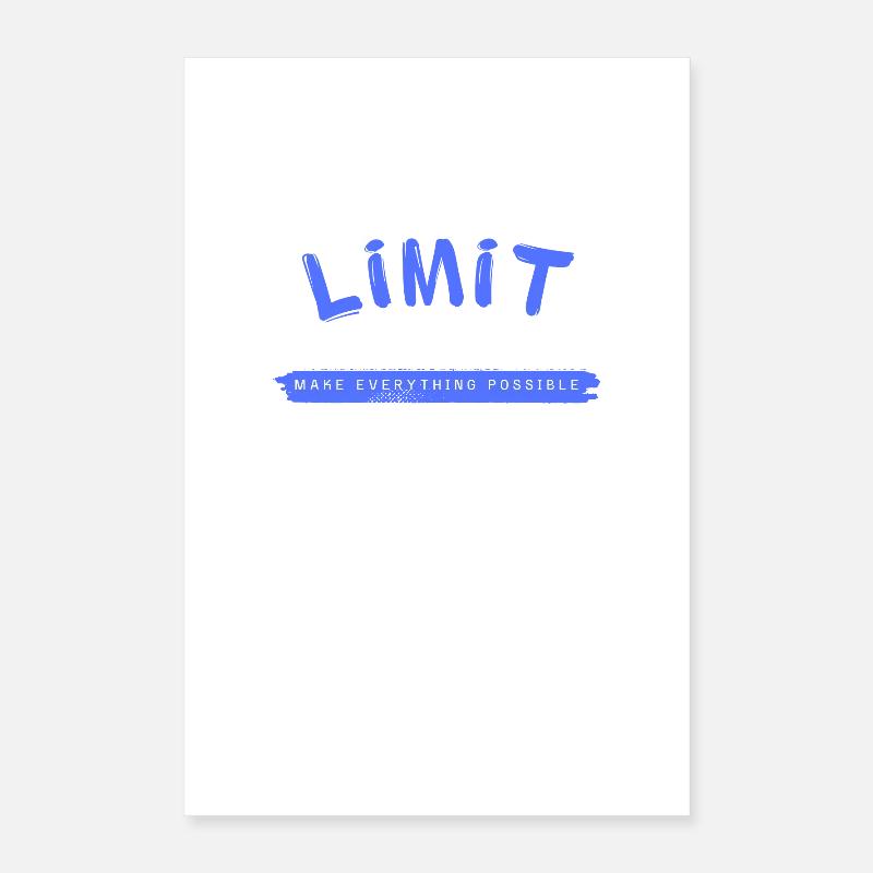 Unlimit Technology Inspirational Design Poster 40x60 cm