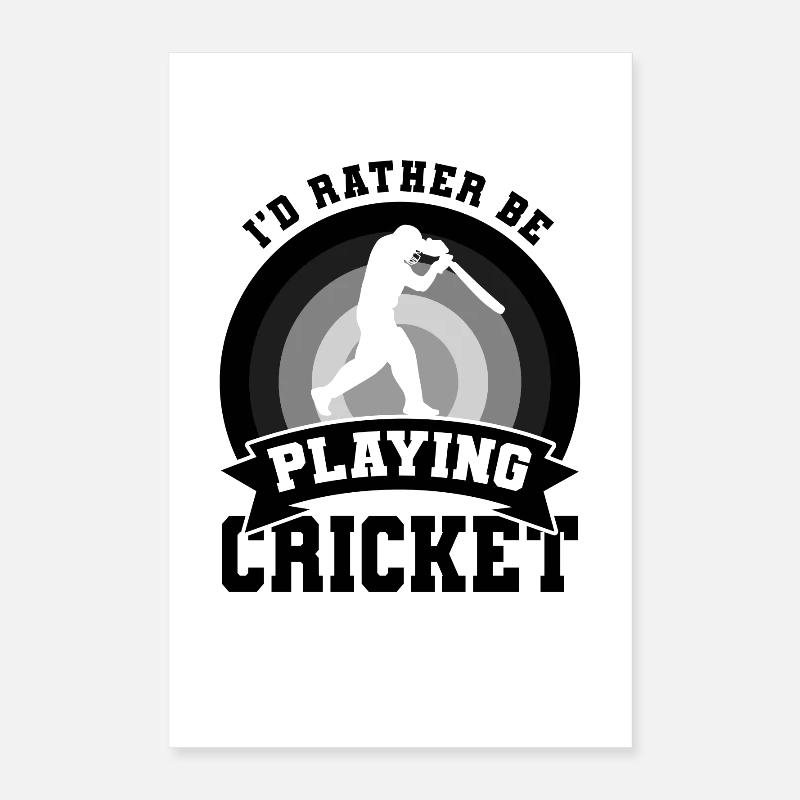 Cricketer Joke Poster 16" x 24" (40x60 cm)