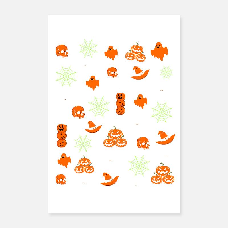 Halloween Patterns Poster 16" x 24" (40x60 cm)