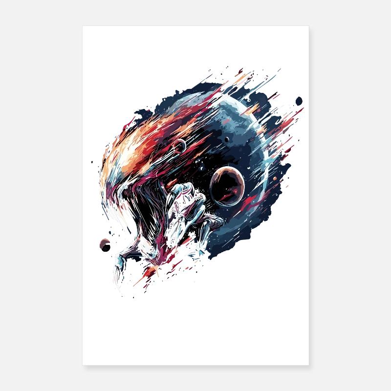 Alien Creature Planet Sci-Fi Poster 40x60 cm