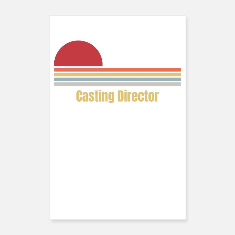 Directeur de casting Poster 40 x 60 cm