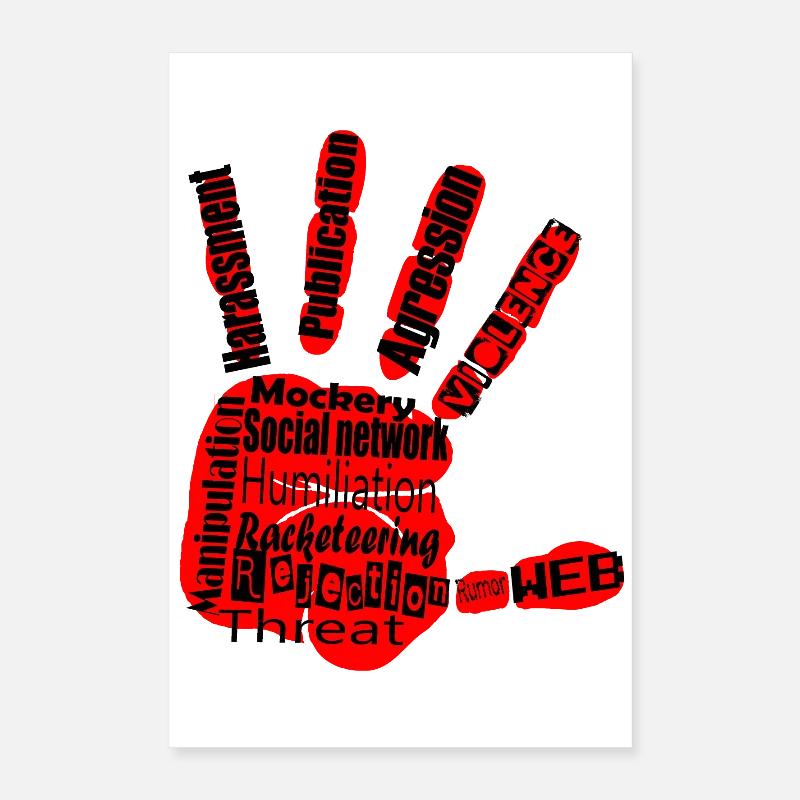 Against Harassment Poster 16" x 24" (40x60 cm)