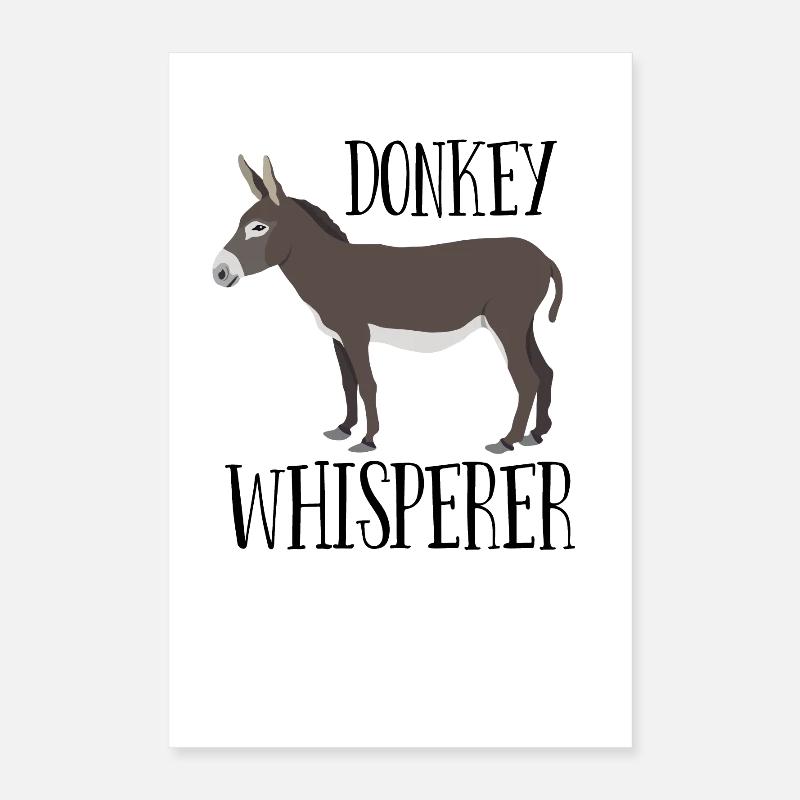 Eselflüsterer Poster 40x60 cm