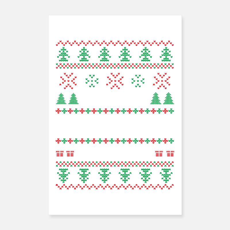C'est Mon Pull Moche De Noël Poster 40 x 60 cm