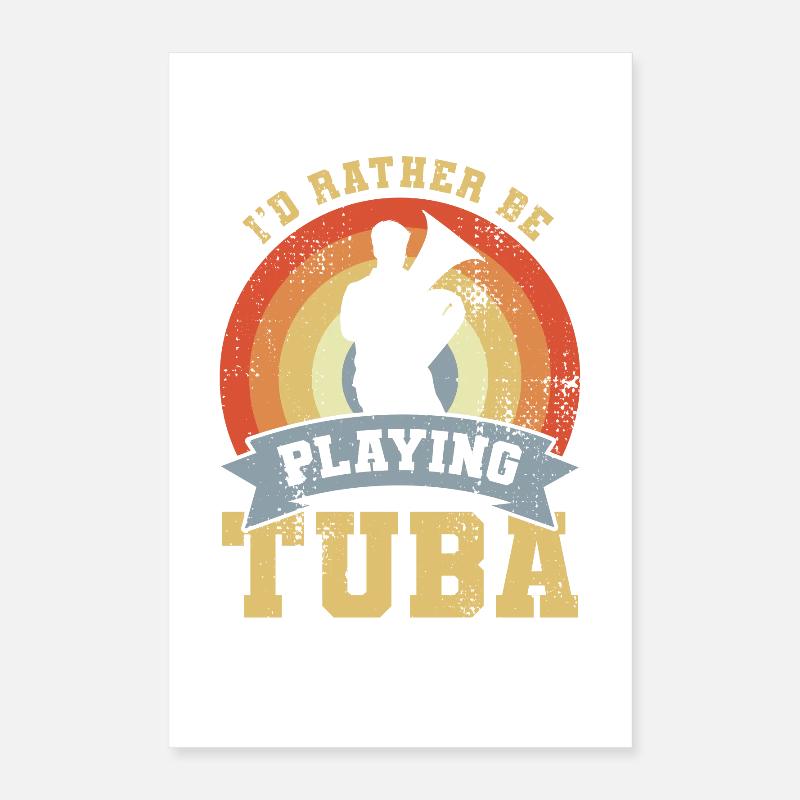Citation de tuba Poster 40 x 60 cm