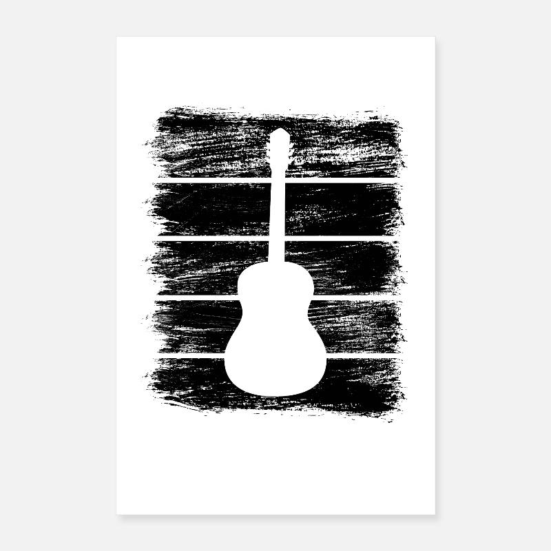 Guitar Sketch Poster 16" x 24" (40x60 cm)