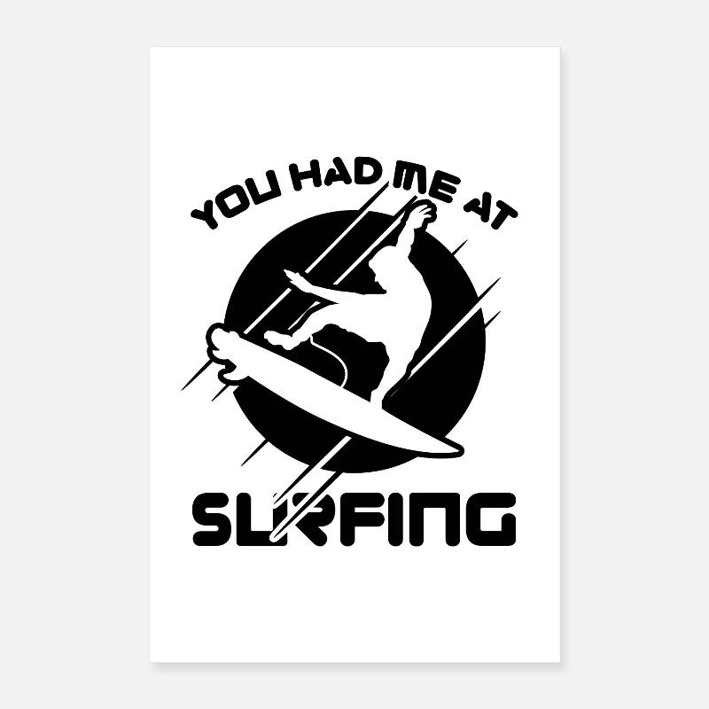 Surf Coach Joke Poster 16" x 24" (40x60 cm)