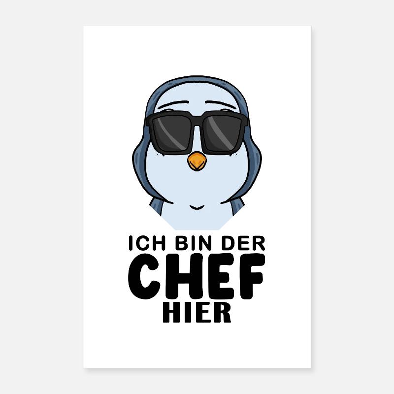 Pinguin Poster 40x60 cm