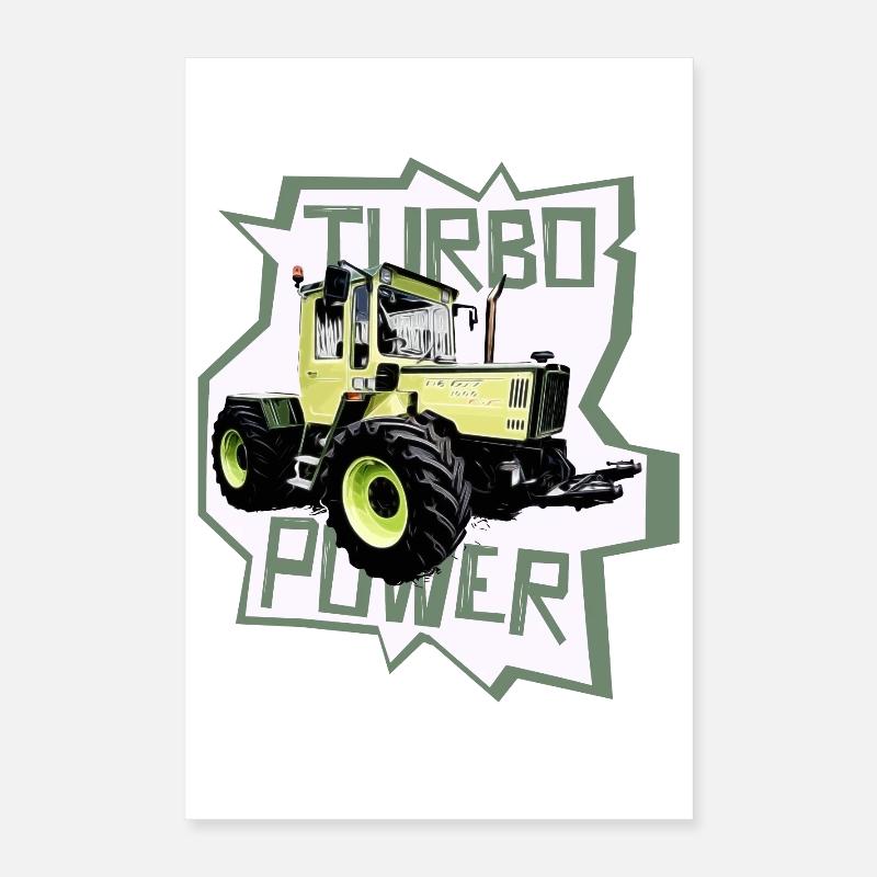 MB trac turbo power tractor Poster 16" x 24" (40x60 cm)