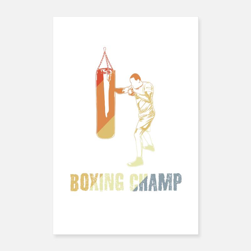 Box Champion Poster 40x60 cm