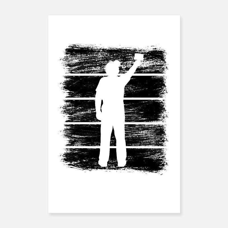 Peintre Poster 40 x 60 cm