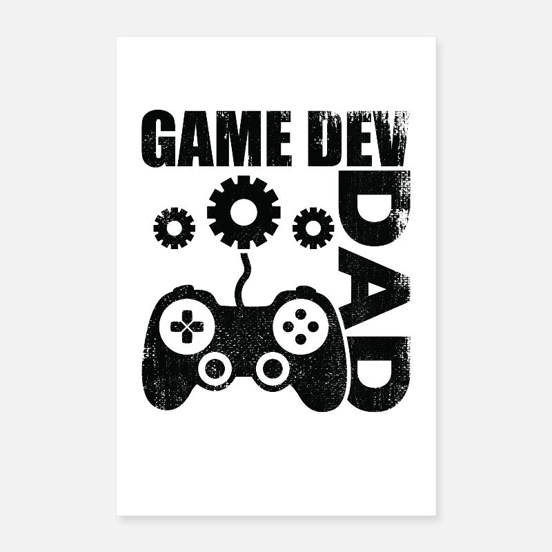Game Dev Vater Poster 40x60 cm