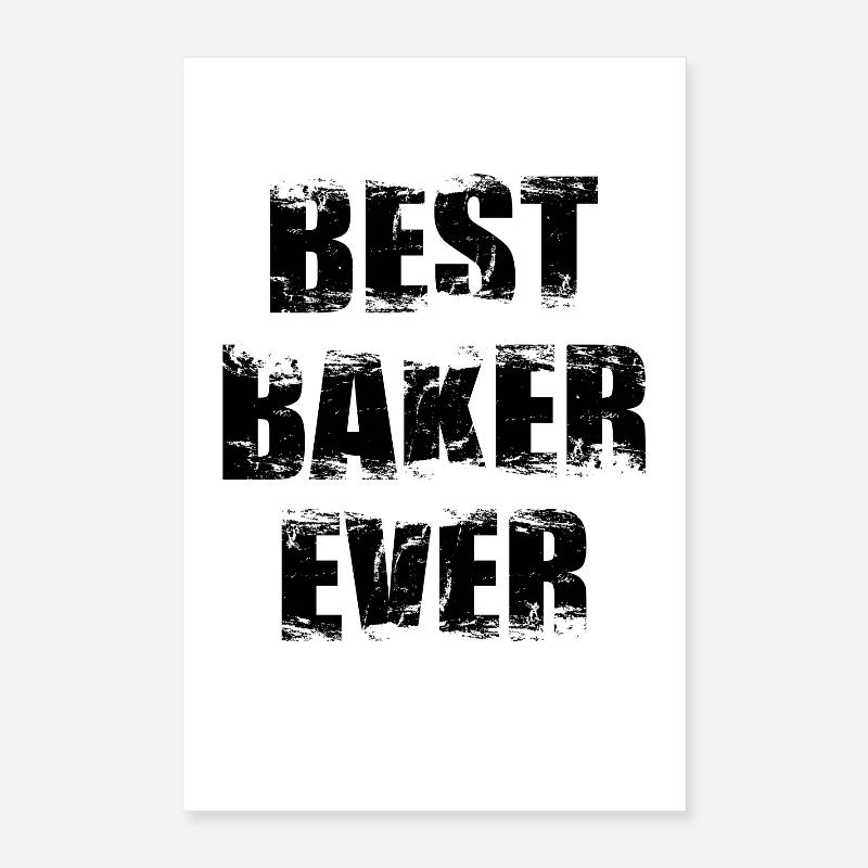 Bäcker Poster 40x60 cm