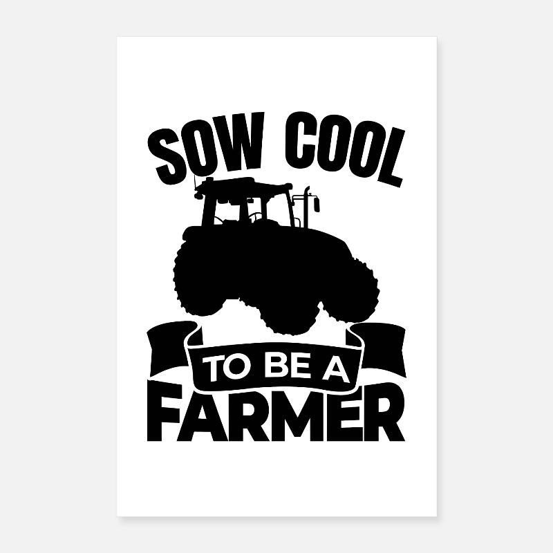 Blague de fermier Poster 40 x 60 cm