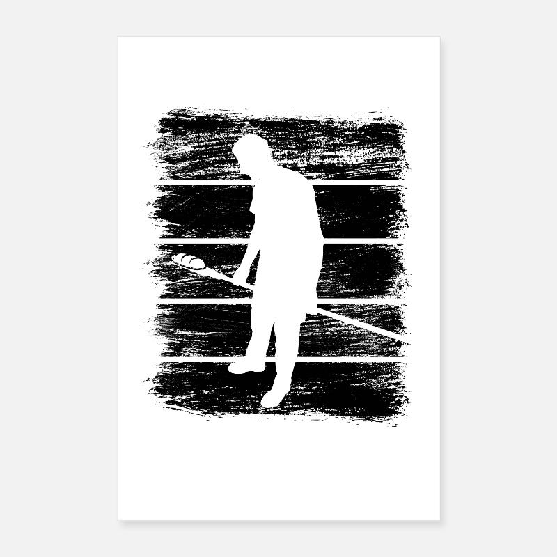 Bäcker Skizze Poster 40x60 cm
