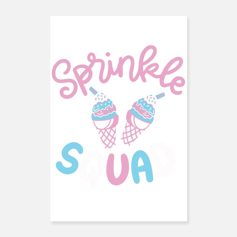 Eiscreme Poster 40x60 cm