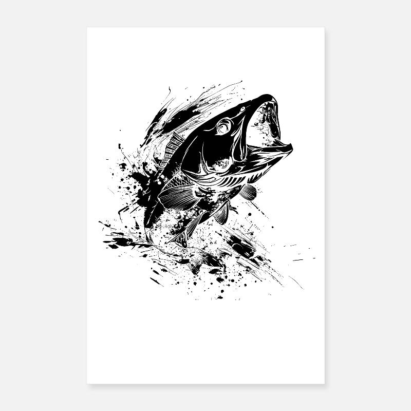 Fisch Poster 40x60 cm