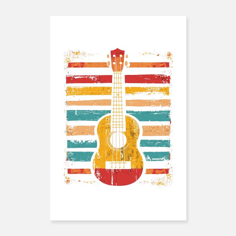 Ukulele Graphics Poster 16" x 24" (40x60 cm)