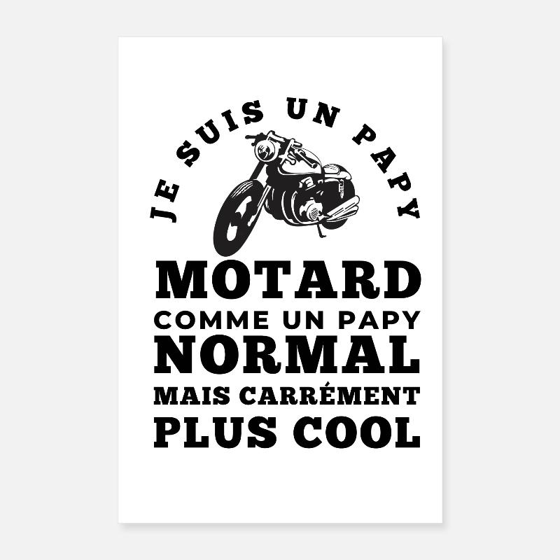 Ich bin ein Biker-Opa Poster 40x60 cm