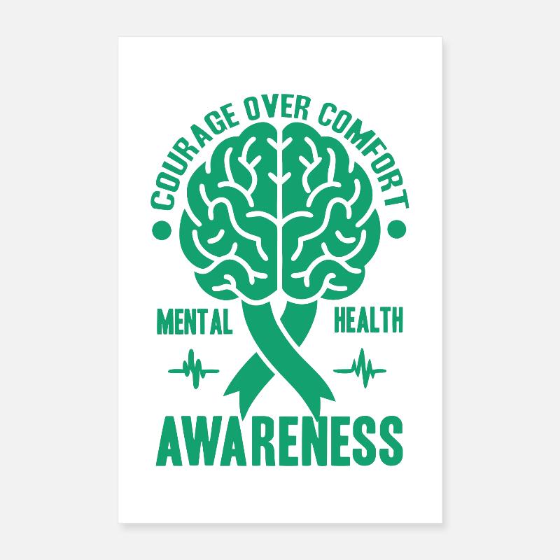 Depression Hilfe - Mental Breakdown Poster 40x60 cm