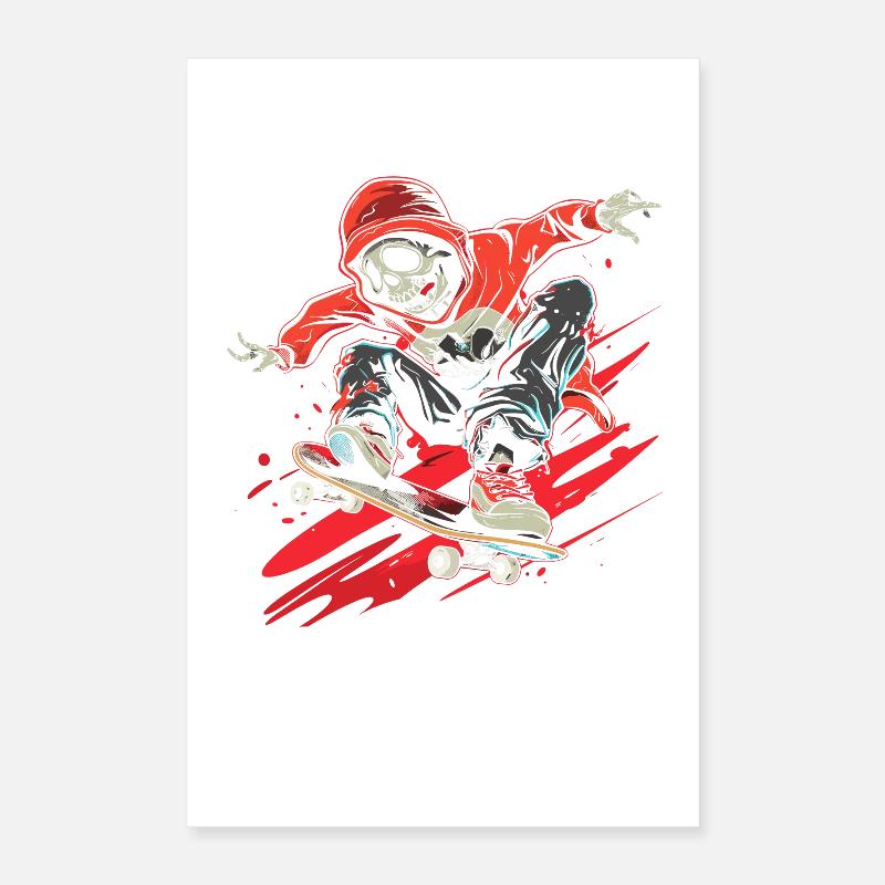 Fun Skateboarding Poster 16" x 24" (40x60 cm)
