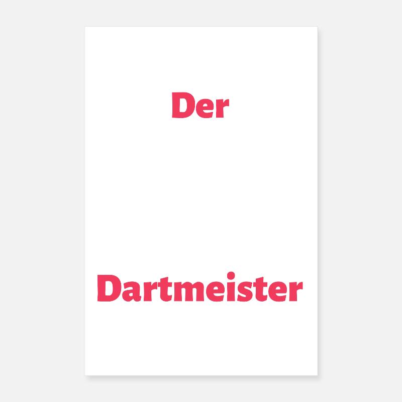 The Darts Master Poster 16" x 24" (40x60 cm)