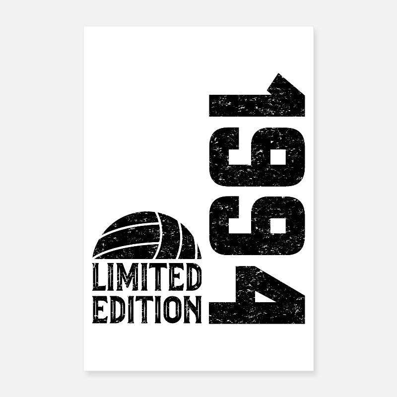30e Anniversaire 1994 Édition Limitée Volleyball Poster 40 x 60 cm