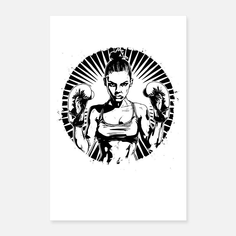 Boxeur Poster 40 x 60 cm