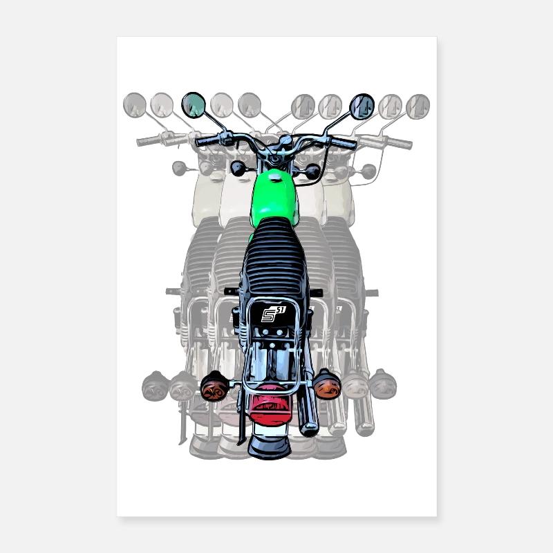 Simson S51 Poster 40x60 cm