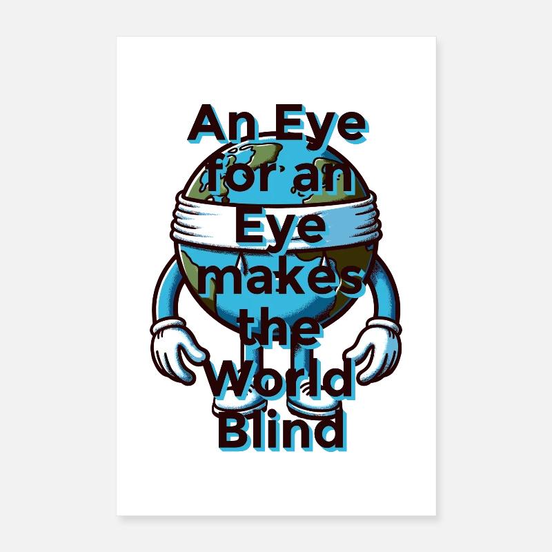 Œil pour œil Poster 40 x 60 cm