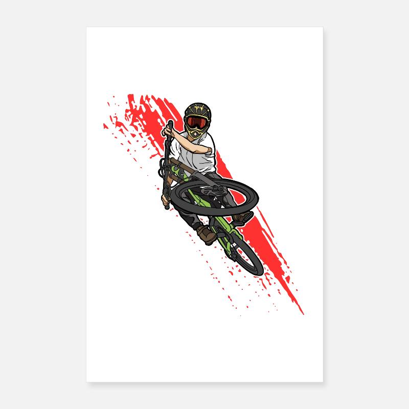 VTT Freestyle en Action Poster 40 x 60 cm