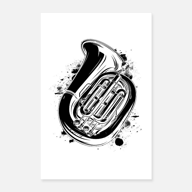 Tuba Graphique Poster 40 x 60 cm