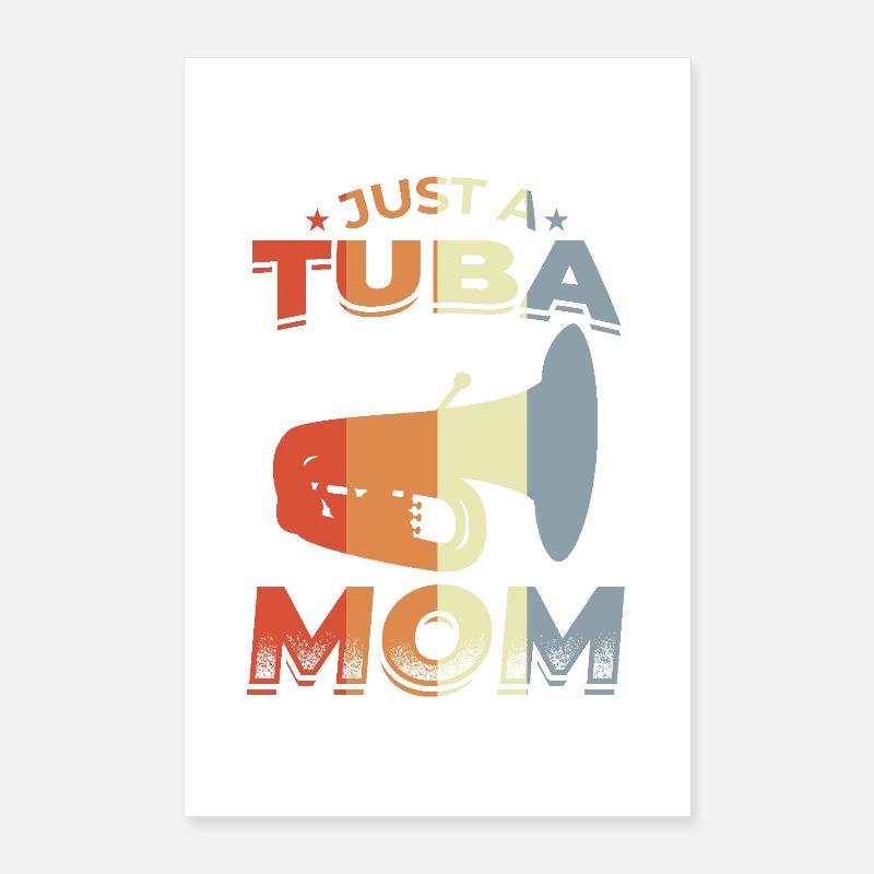 Tuba Mutter Poster 40x60 cm